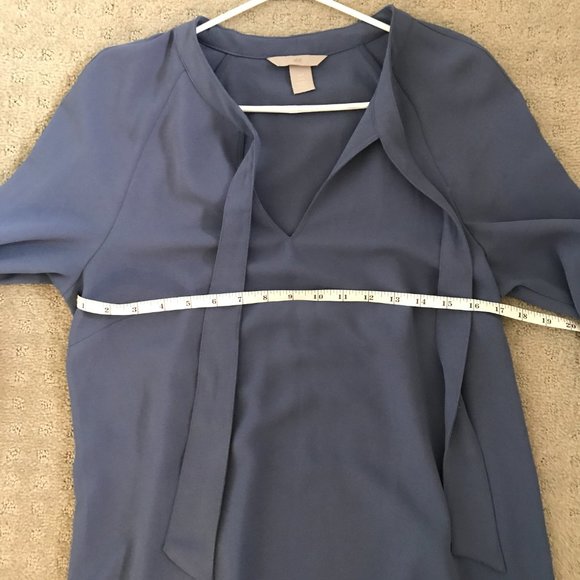 H&M Blue Dress - Bow-tie Dress - Size 8 - Picture 5 of 8